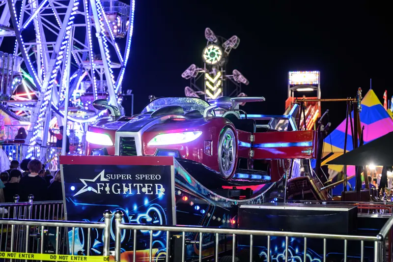 Speed ride at Vegas Pumpkin Patch